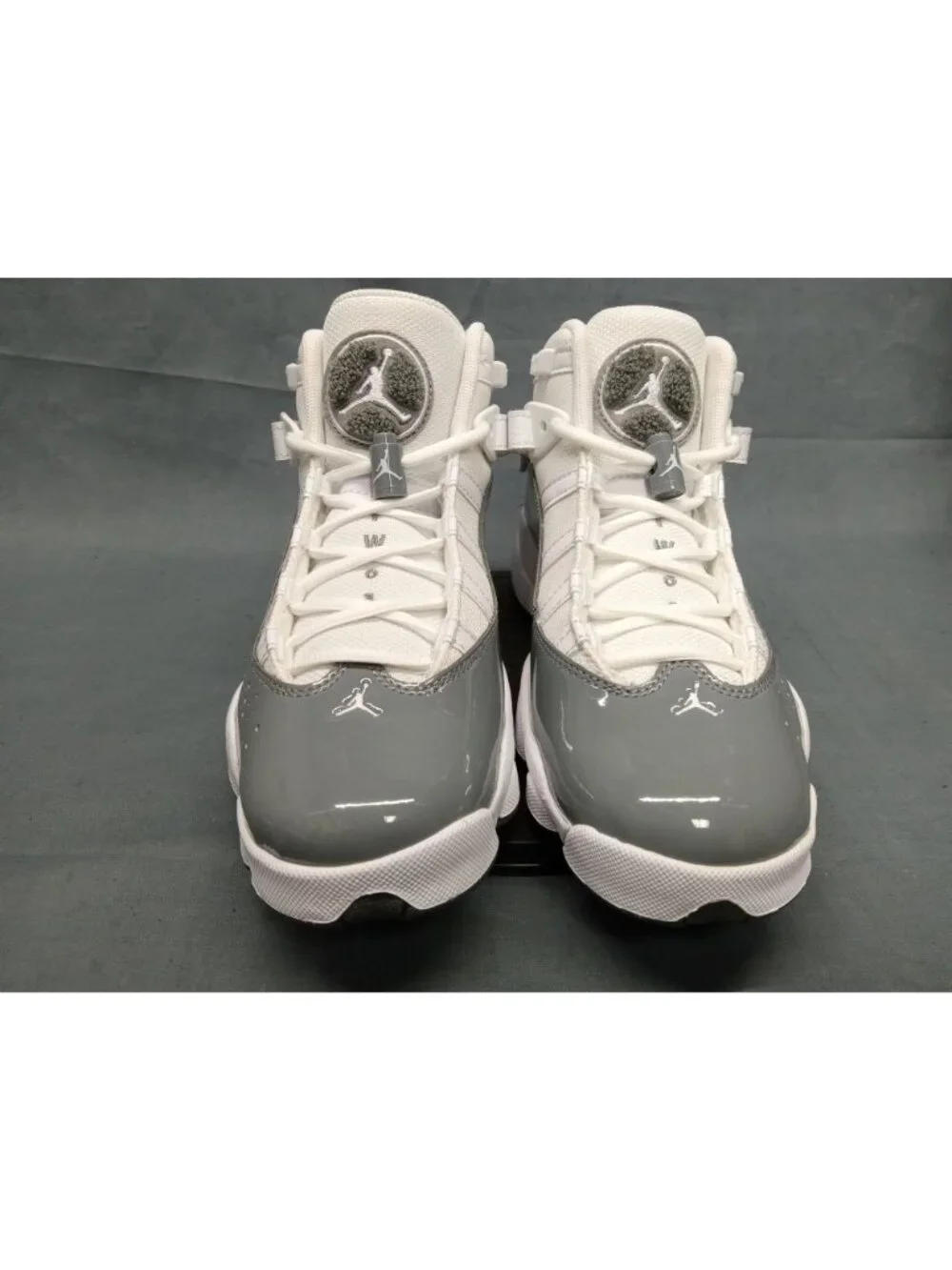 Nike Jordan 6 Rings (GS) Sneakers White Cool Grey Boys Size 5.5 NEW IN BOX!